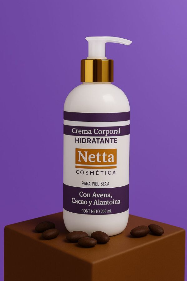 Crema Corporal Hidratante - Avena, Cacao y Alantoina